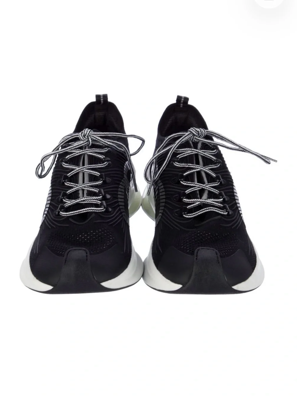 NWT Gucci Black and White Athletic Sneakers 12.5/13 US